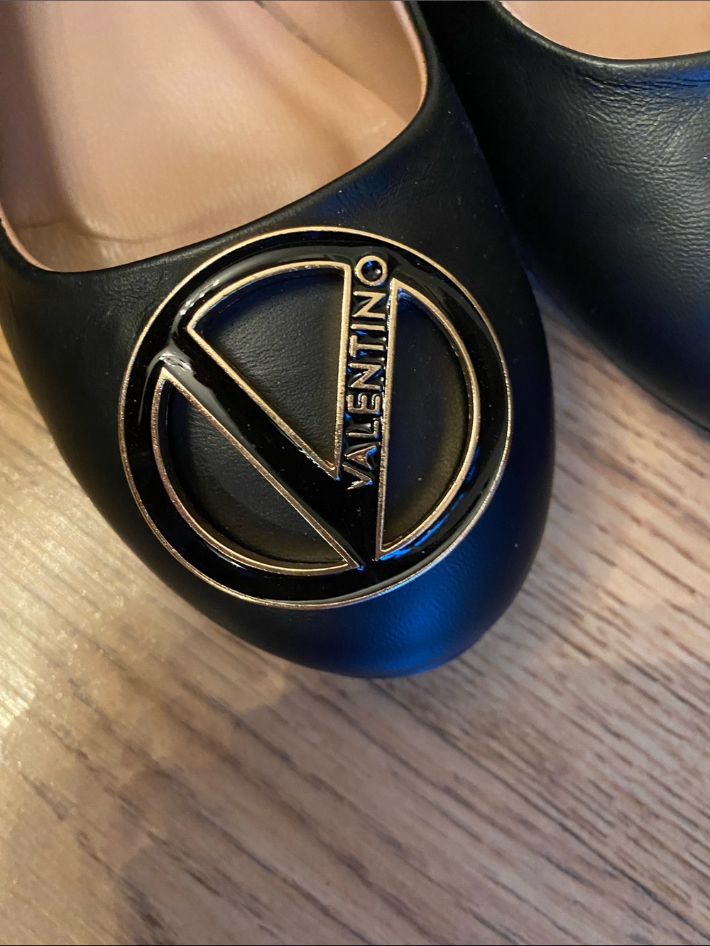 Valentino Calliope Black leather ballet flats - Picture 4 of 7